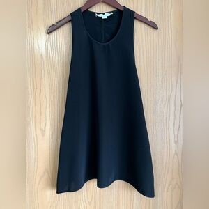 ALEXANDER WANG | Black Silk Blend Tank Top Vest T-shirt SZ 6